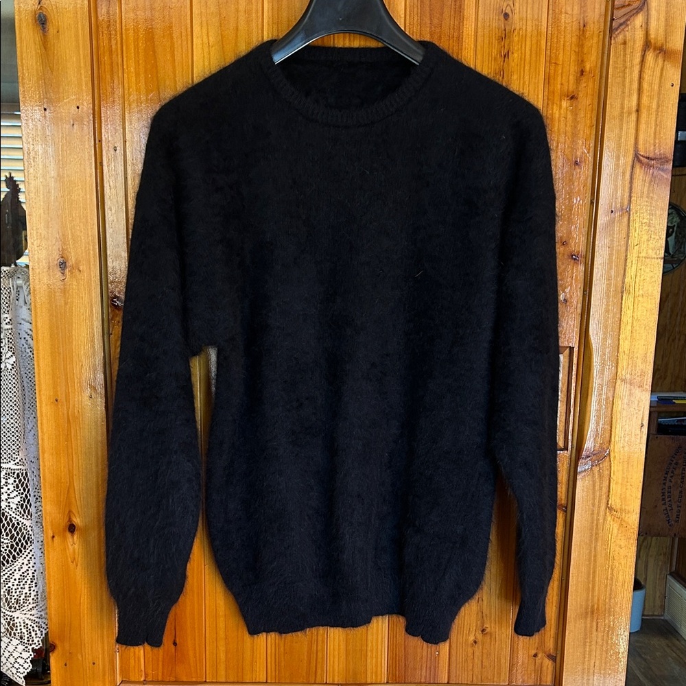 Women’s Black Angora Sweater